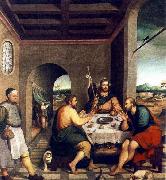 BASSANO, Jacopo Supper at Emmaus oil painting reproduction